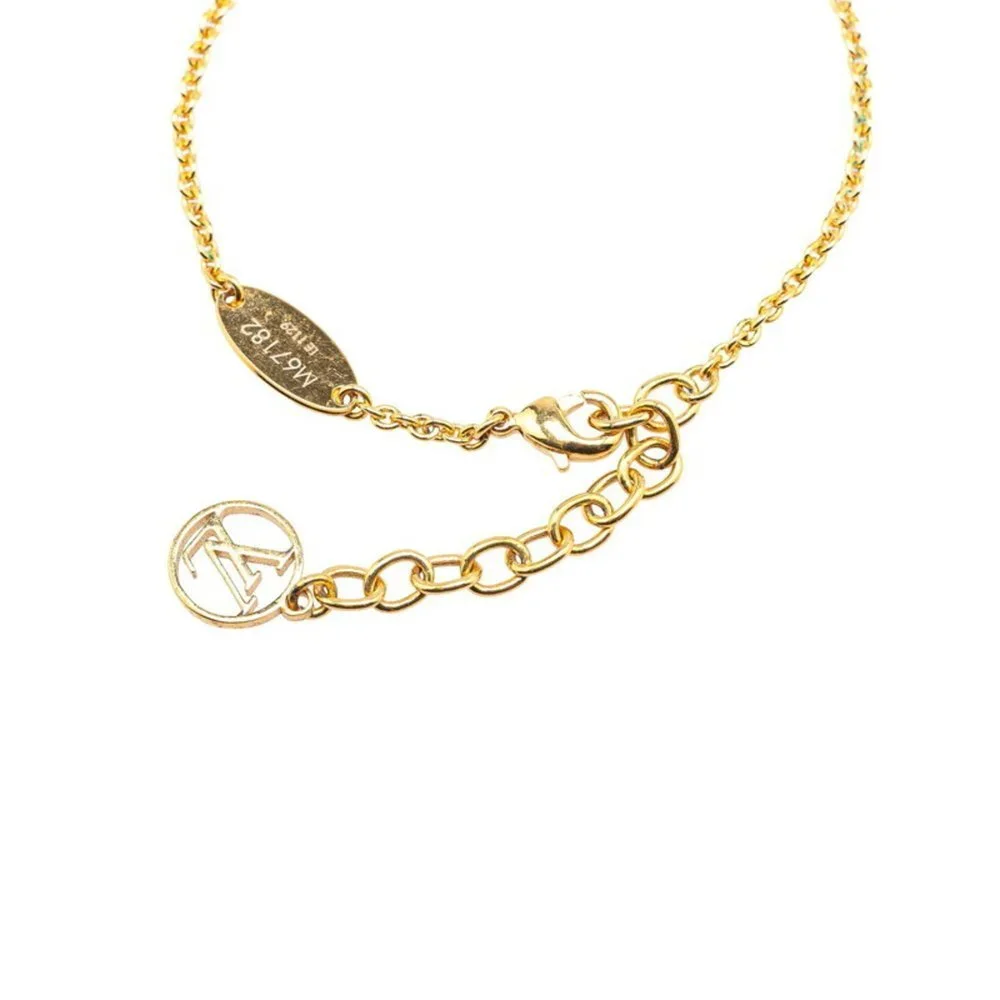 LOUIS VUITTON Gold Charm Bracelet